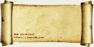 Tanja Joksić vizit kartica